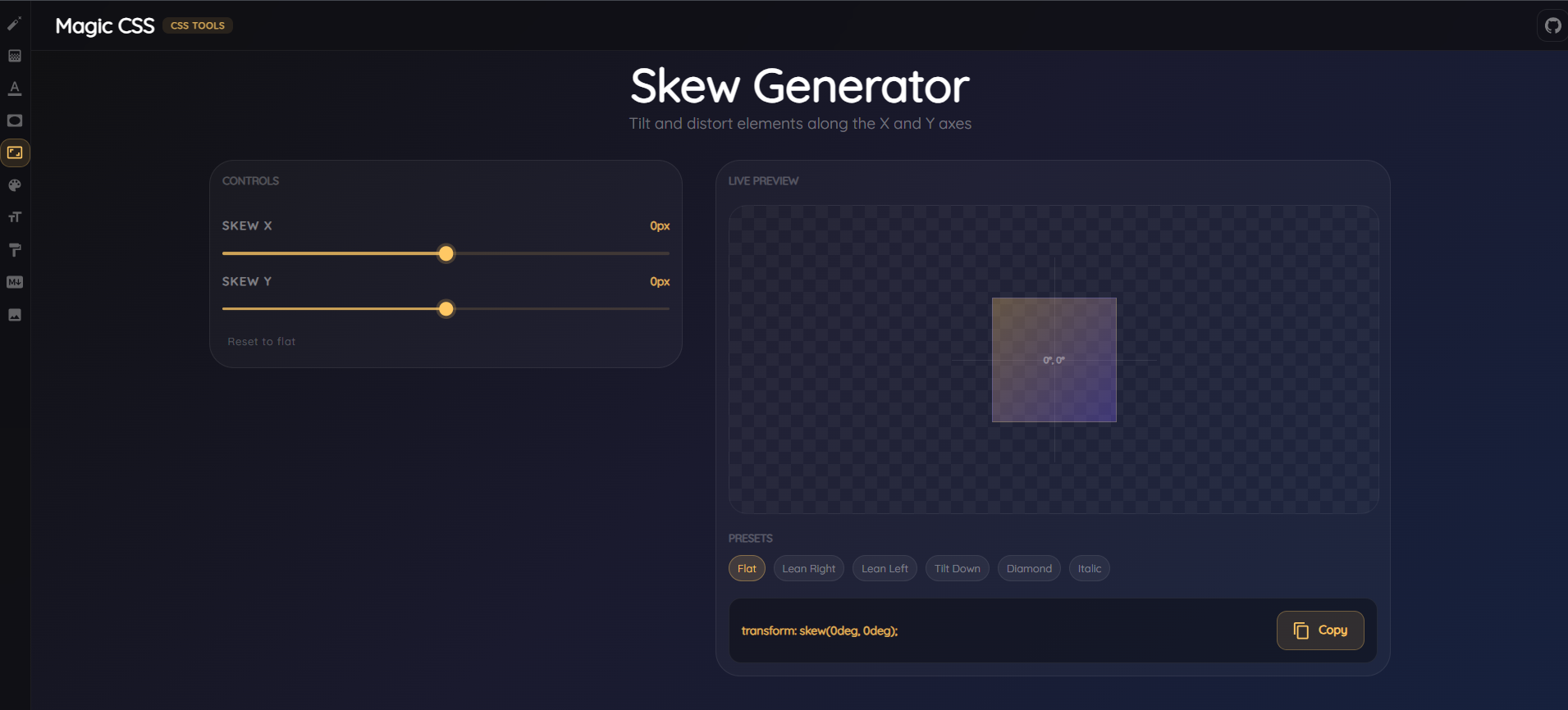 Skew Generator